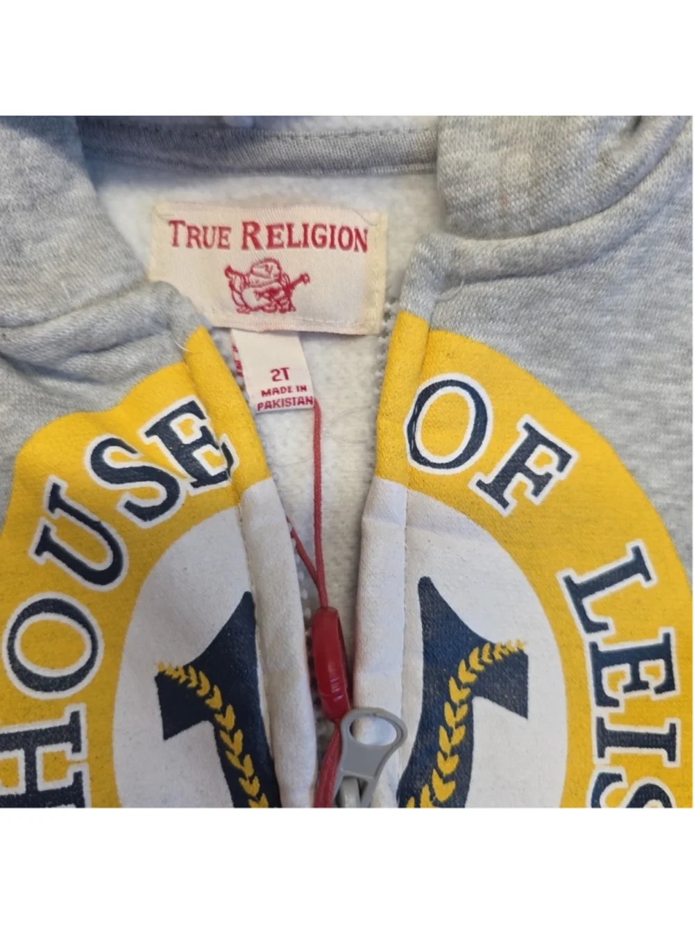 TRUE RELIGION Two-Piece Buddha Logo Zip Hoodie & Joggers Set Blue Boys 2T NWT